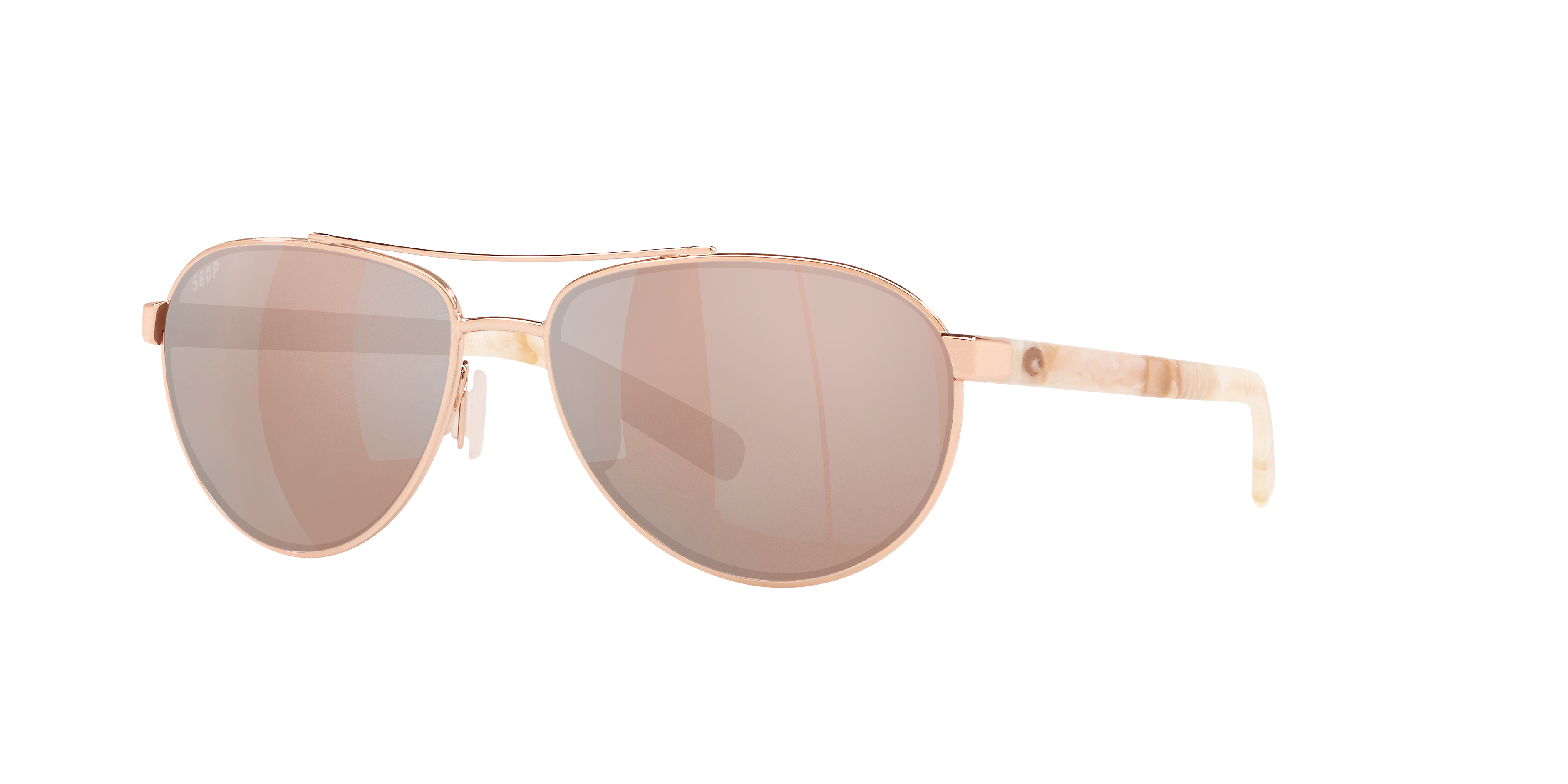 Costa Woman Sunglass Fernandina -  Frame color: Rose Gold, Lens color: Copper Silver Mirror