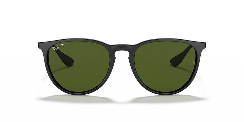 Ray-Ban ERIKA RB4171 601/T3 サングラス Ray-Ban Erika Classic M (54 - 18) with Green lenses and Black
