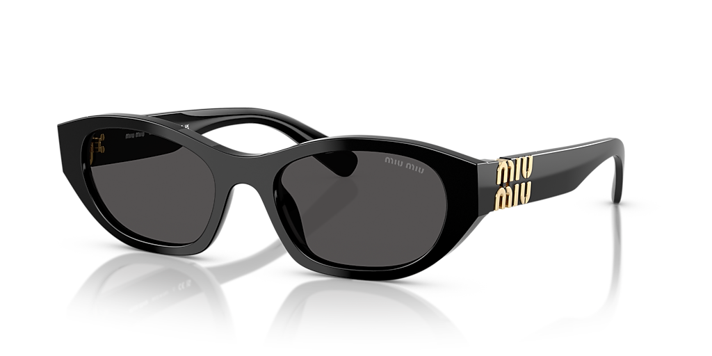 Miu Miu MU A03SF L (53 - 19) with Grey lenses and Black frame