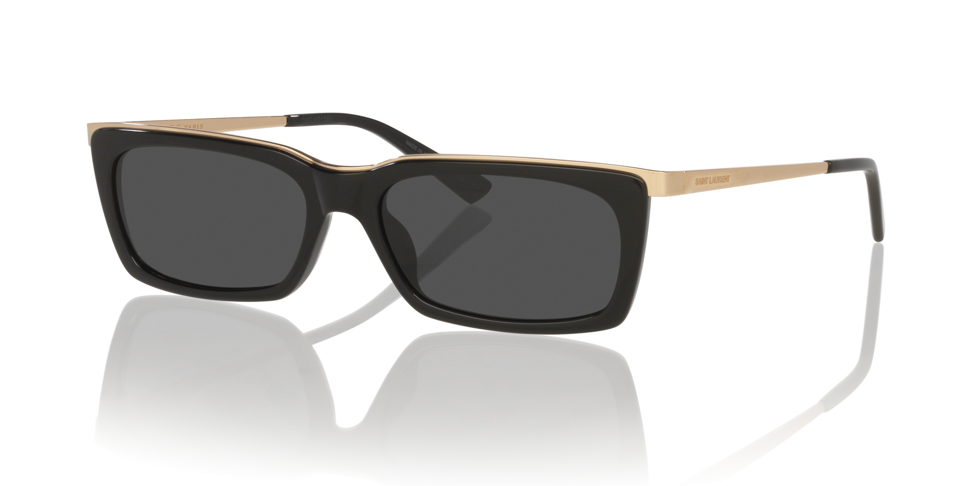 Saint Laurent SL 766 L (57 - 17) with Black lenses and Black frame