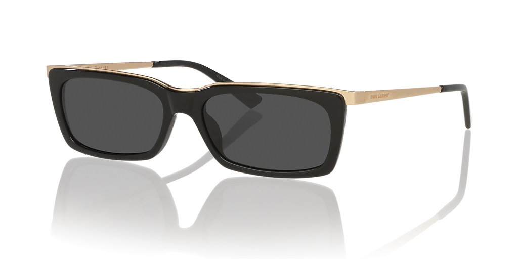 Saint Laurent SL 766 L (57 - 17) with Black lenses and Black frame
