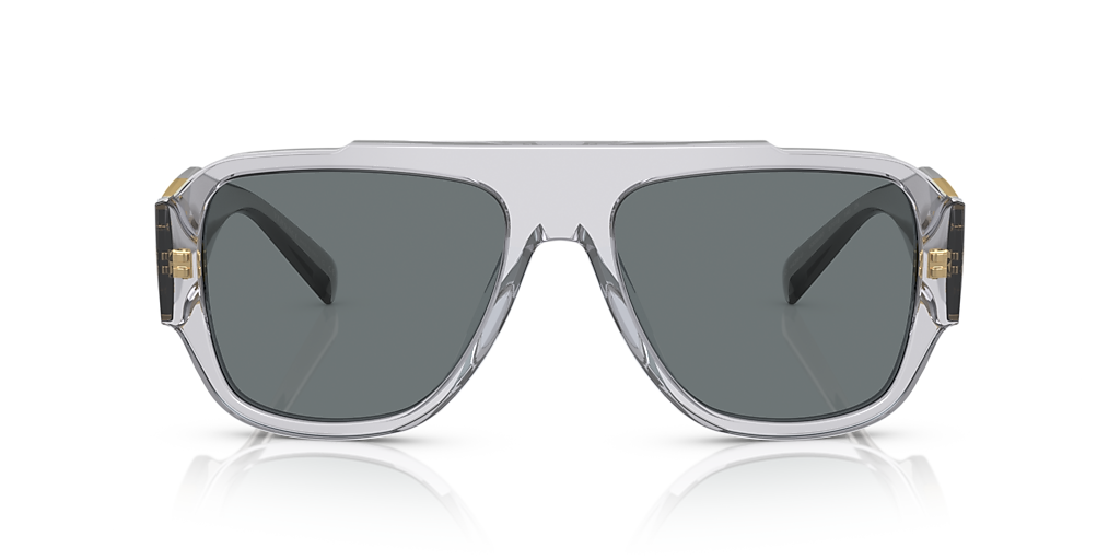 Versace VE4436U sunglasses, a perfect blend of sophistication and modern design. Amazon.com: Versace VE4436U GB1/81 57MM Black/Dark Grey  main image 4