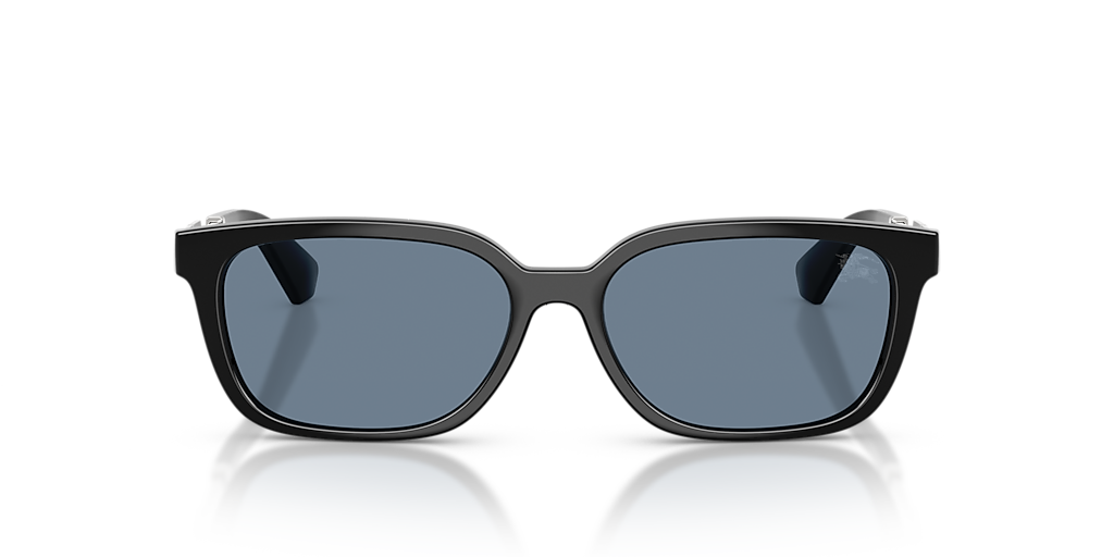 Burberry Dark Blue Sunglasses with Black Lenses. Translucent Novacheck Burberry BE4439 S (51 - 21) with Blue lenses and Blue frame  main image 2