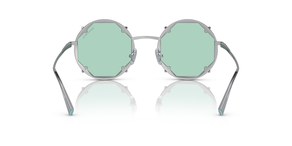 Tiffany & Co. TF3091 S (52 - 19) com Lentes Azul e Armação Prata