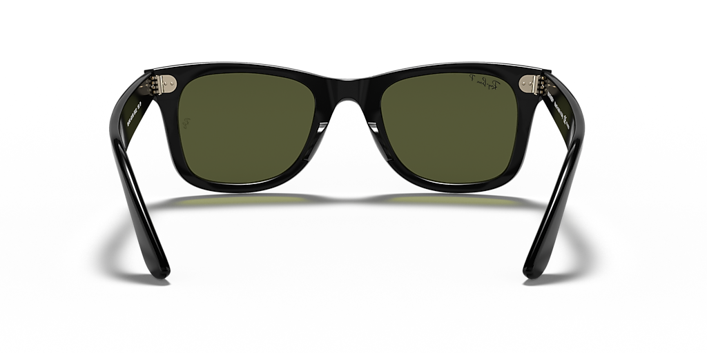 Ray-Ban Wayfarer Ease M (50 - 22) with Green lenses and Black