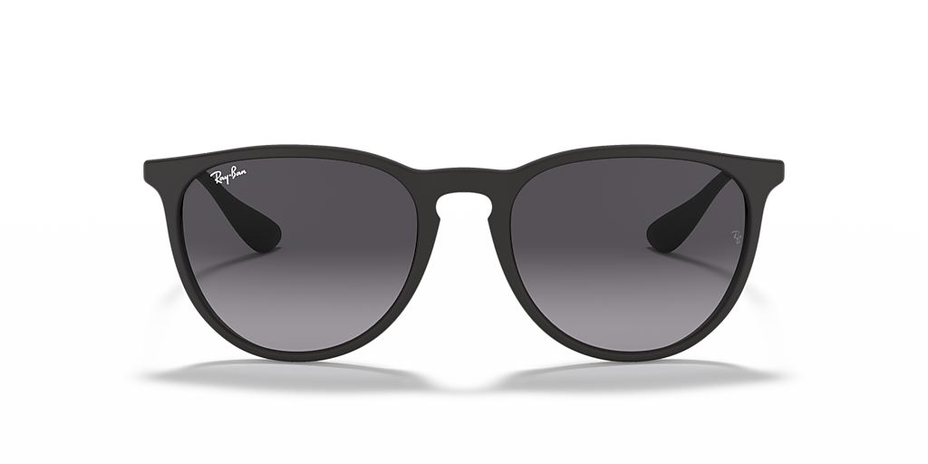 Ray-Ban Erika Classic M (54 - 18) with Grey lenses and Black frame