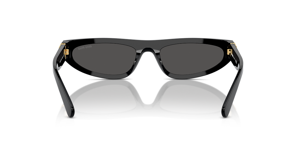 Miu Miu MU 07ZS L (56 - 19) with Grey lenses and Black frame