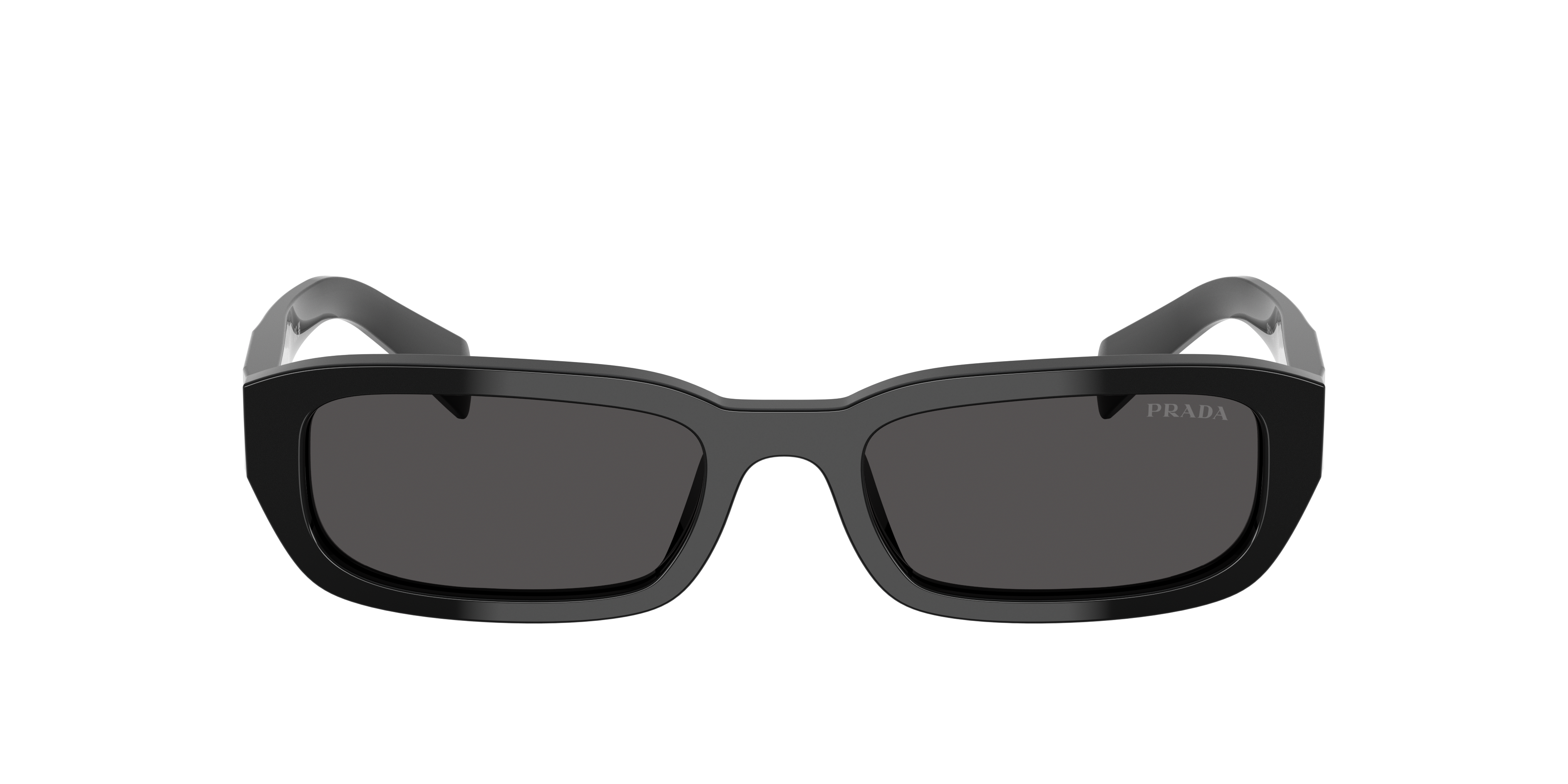 Prada PR B06S S (53 - 19) with Grey lenses and Black frame