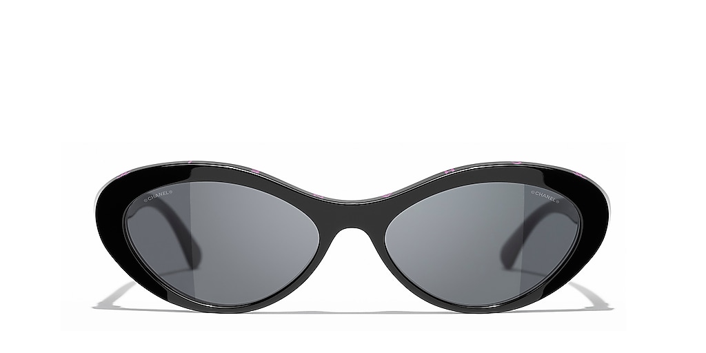 Chanel Oval Sunglasses CH5416 L (57 - 17) with Grey lenses and