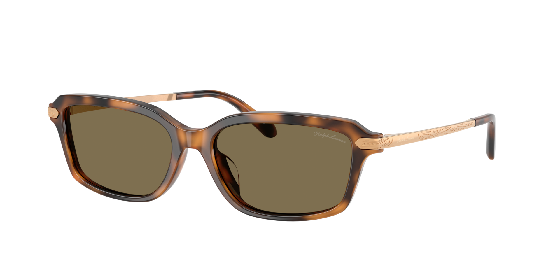 Ralph Lauren Femme Sunglass RL8245U - Couleur du Monture: Havana, Couleur de Lentille: Brun