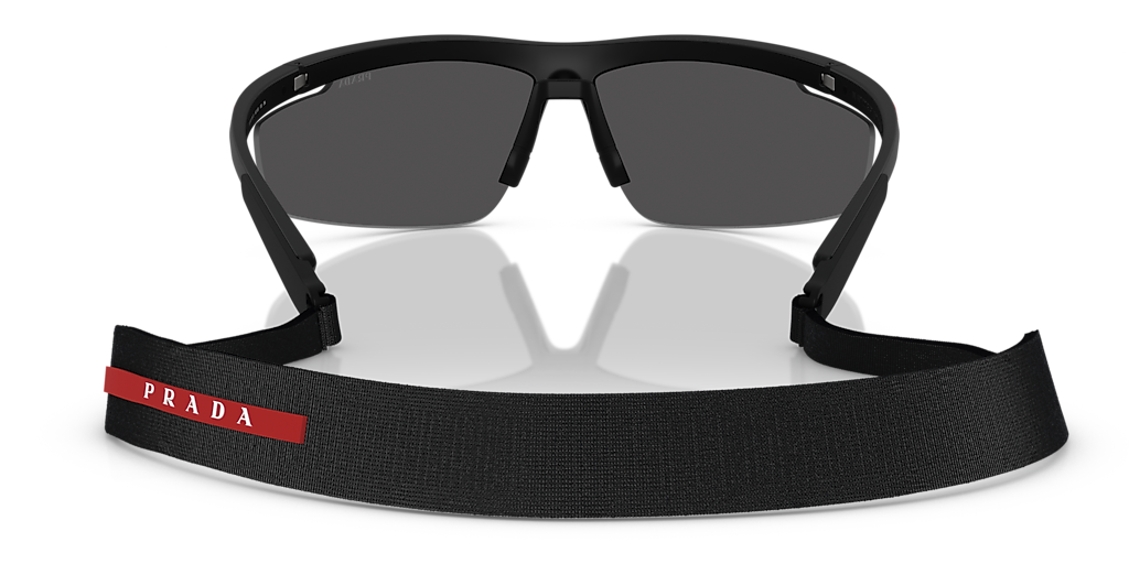 Prada Linea Rossa PS A02S M (96 - 10) with Grey lenses and Black