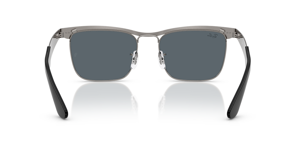 Ray-Ban Wayfarer Deluxe XXL (56 - 18) with Blue lenses and Grey