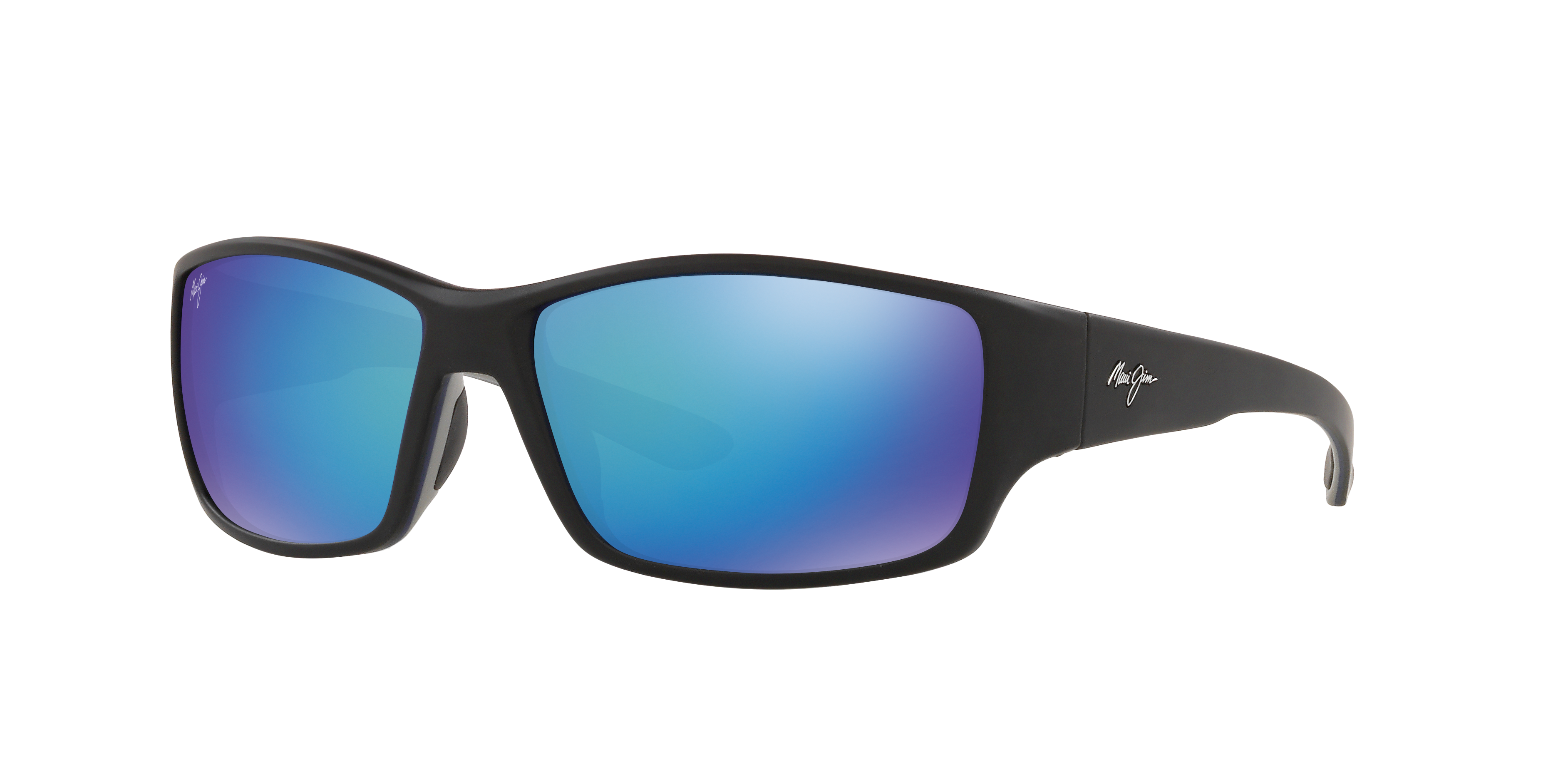Maui Jim Man Sunglass Local Kine -  Frame color: Black, Lens color: Blue Hawaii