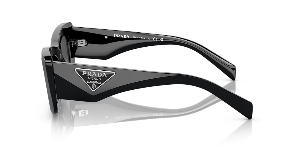 Prada PR 13ZS M (50 - 21) with Grey lenses and Black frame