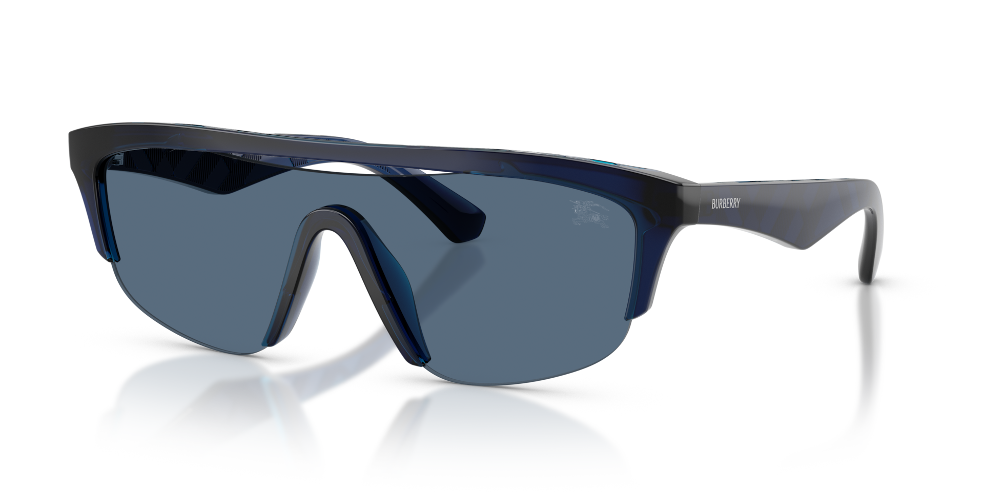 Burberry BE4460U XL (0 - 140) with Blue lenses and Blue frame
