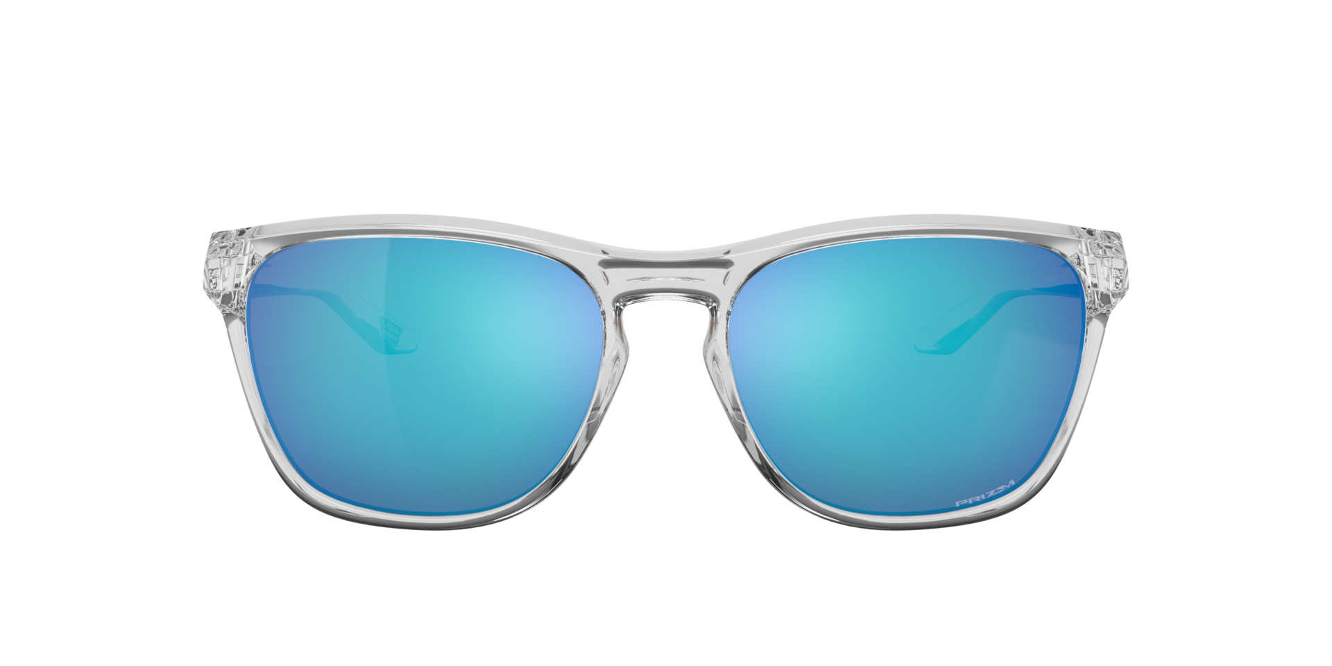 OAKLEY MANORBURN サングラス クリアフレーム PRIZMレンズ Oakley Manorburn L (56 - 17) with Blue lenses and Transparent