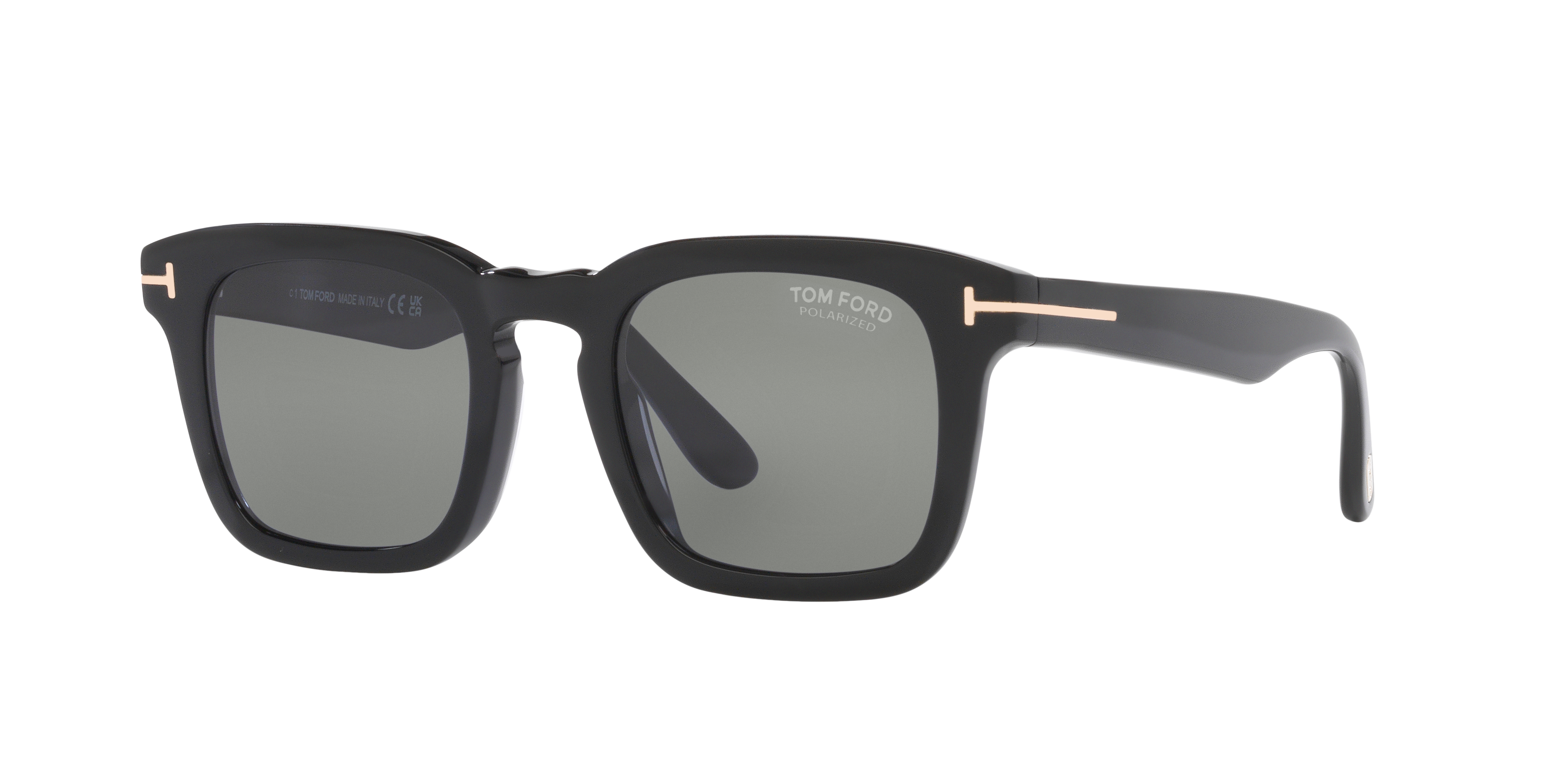 Tom Ford FT0751 XXL (50 - 22) with Grey lenses and Black frame
