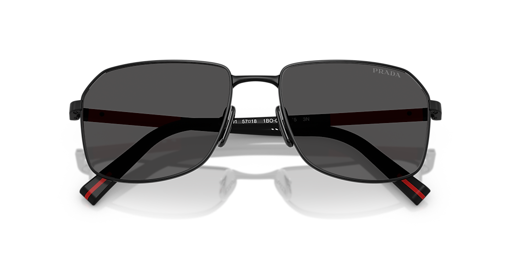 Prada Linea Rossa PS A51S XL (57 - 18) com Lentes Cinza e Armação