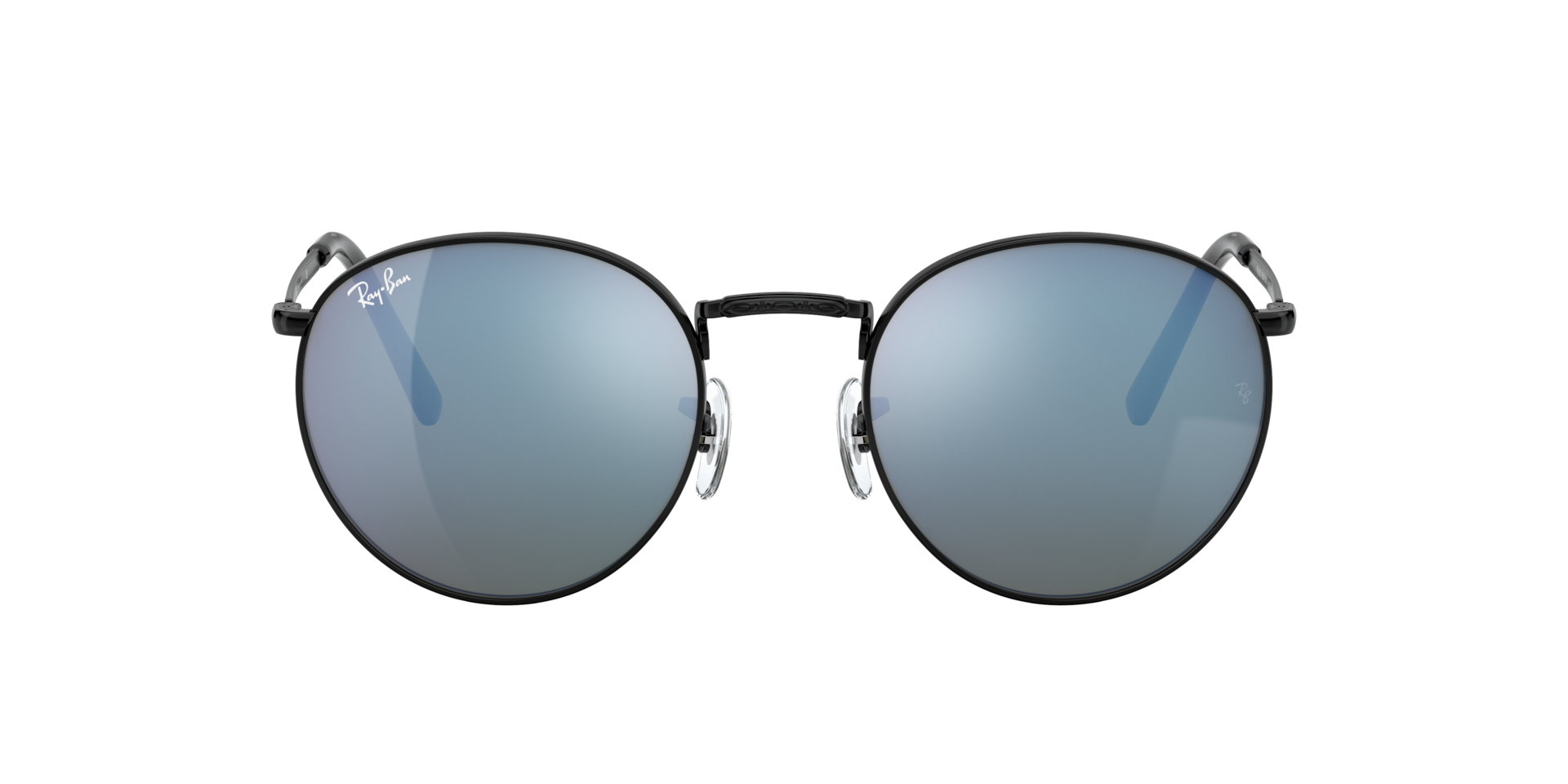Ray-Ban New Round XS (50 - 21) with Blue lenses and Black frame