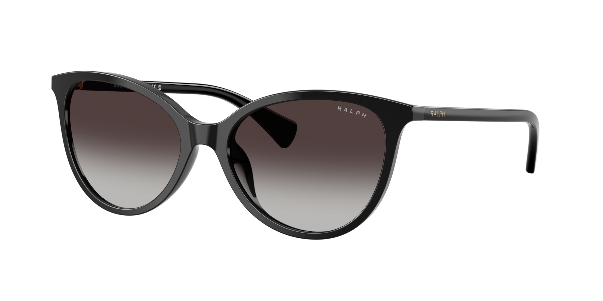 Ralph Damen Verlaufstönung Grau Frau Sunglass Ra5339u - Rahmenfarbe: Schwarz Glänzend, Linsenfarbe:
