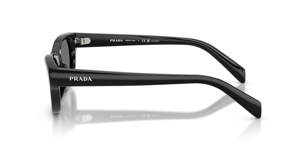 Prada PR C08SF M (52 - 19) with Grey lenses and Black frame
