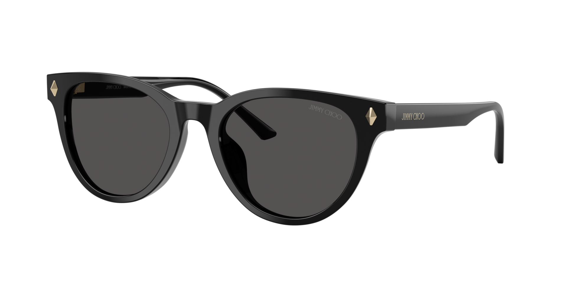 Jimmy Choo Frau Sunglass JC5043D - Rahmenfarbe: Schwarz, Linsenfarbe: Dunkelgrau