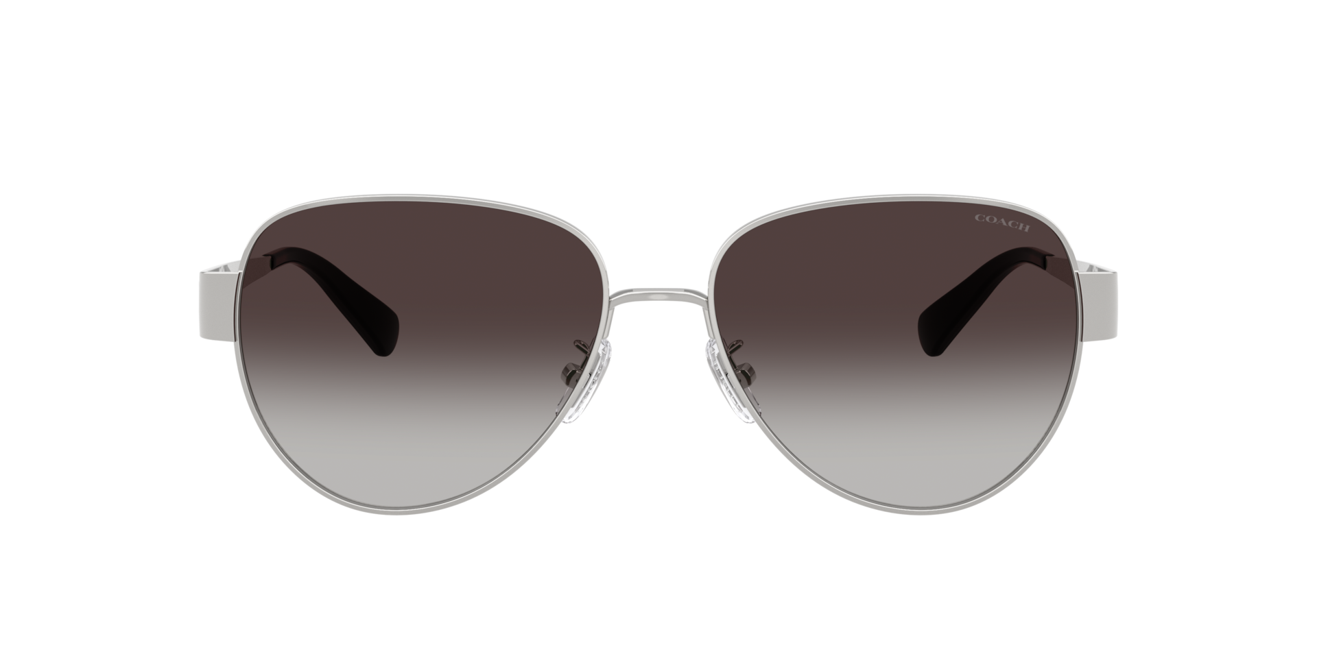 Coach CDP37 L (57 - 16) with Grey lenses and Silver frame