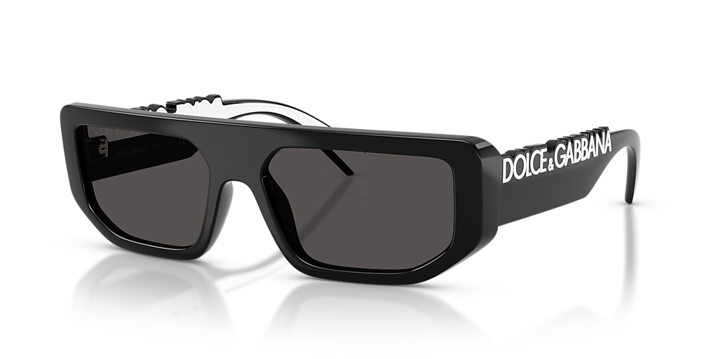 Dolce&Gabbana DG6203 M (56 - 16) with Grey lenses and Black frame