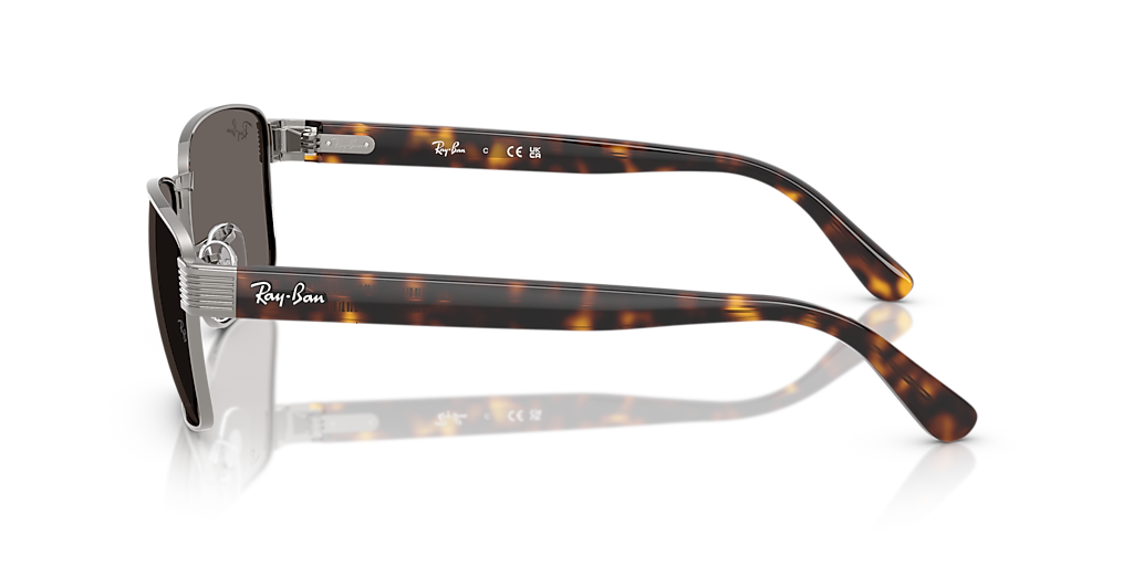 Ray-Ban RB3750 XL (59 - 18) with Grey lenses and Grey frame