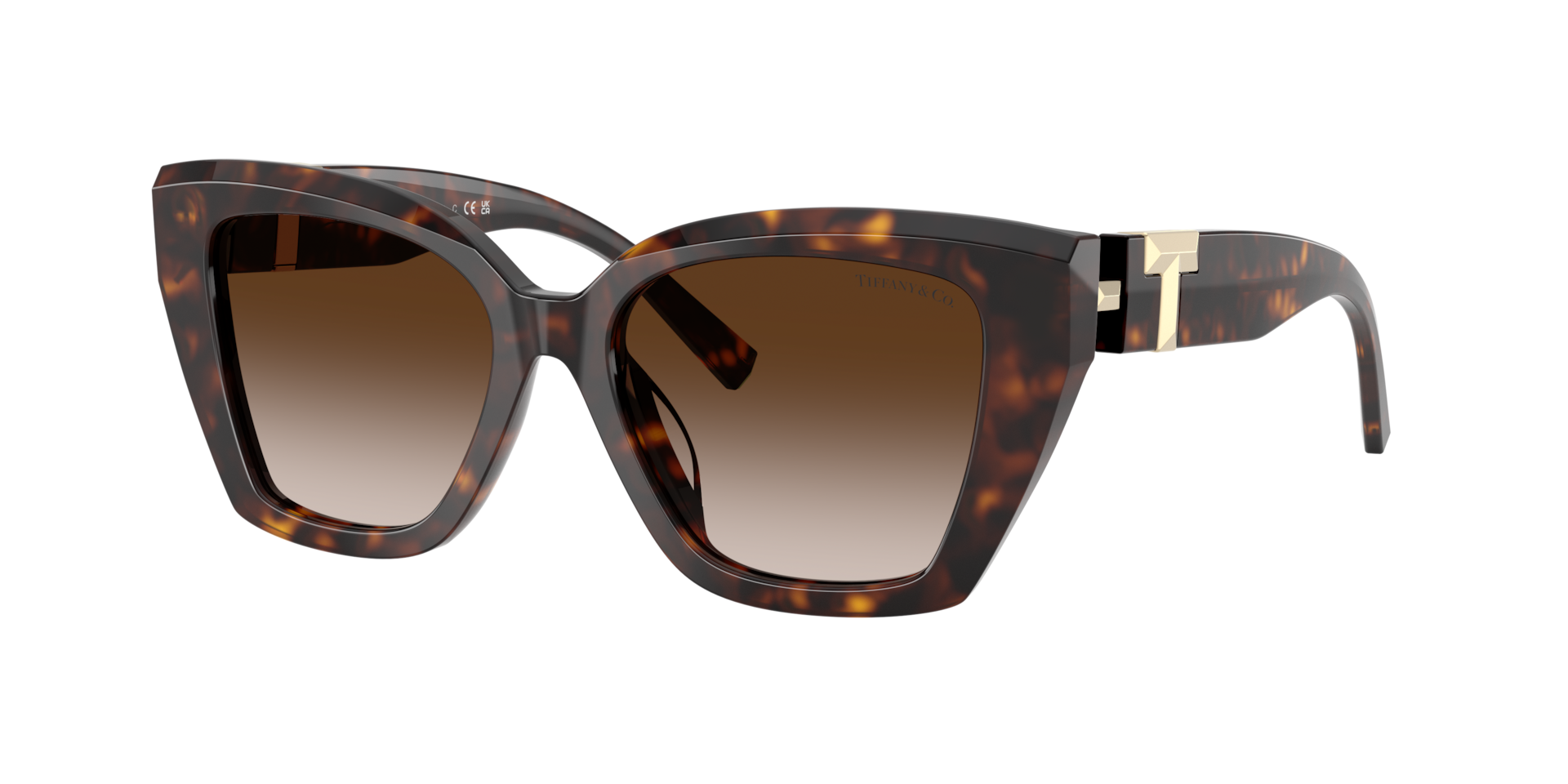 Tiffany & Co. Damen Braun Verlaufstönung Frau Sunglass Tf4239u - Rahmenfarbe: Havana, Linsenfarbe:
