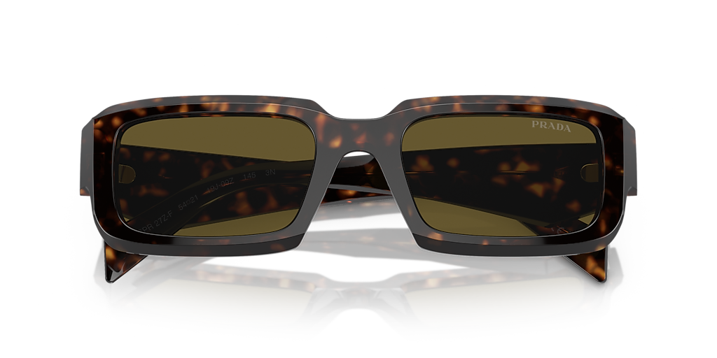 Prada PR 27ZSF L (55 - 19) with Brown lenses and Tortoise frame