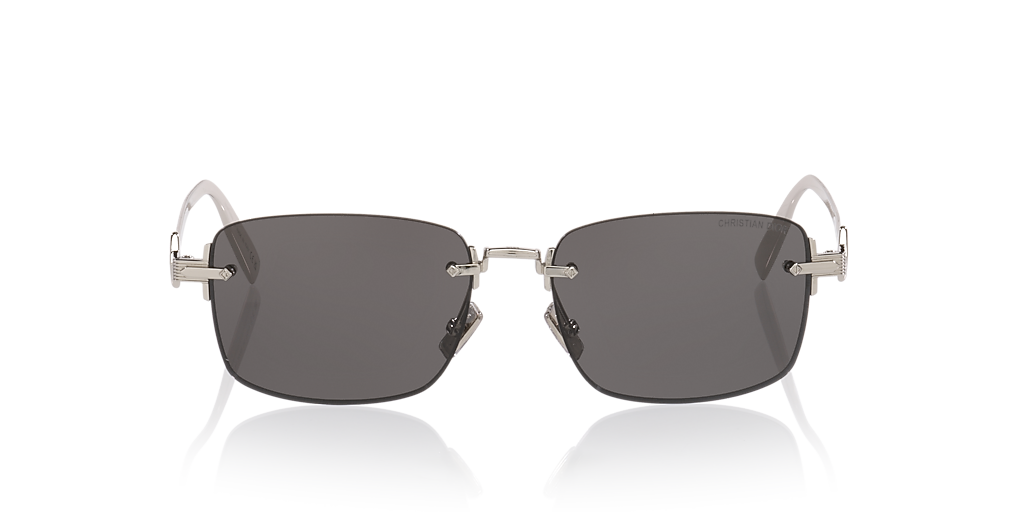 DIOR CD Diamond S11U XS (54 - 16) with Grey lenses and Silver