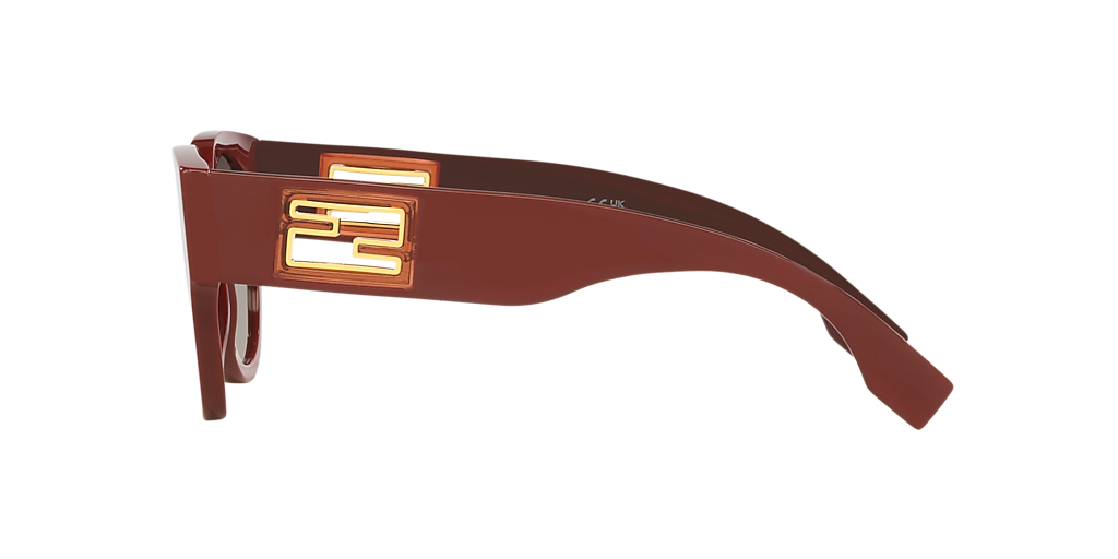 Fendi Fe40147I S (53 - 19) with Brown lenses and Red frame