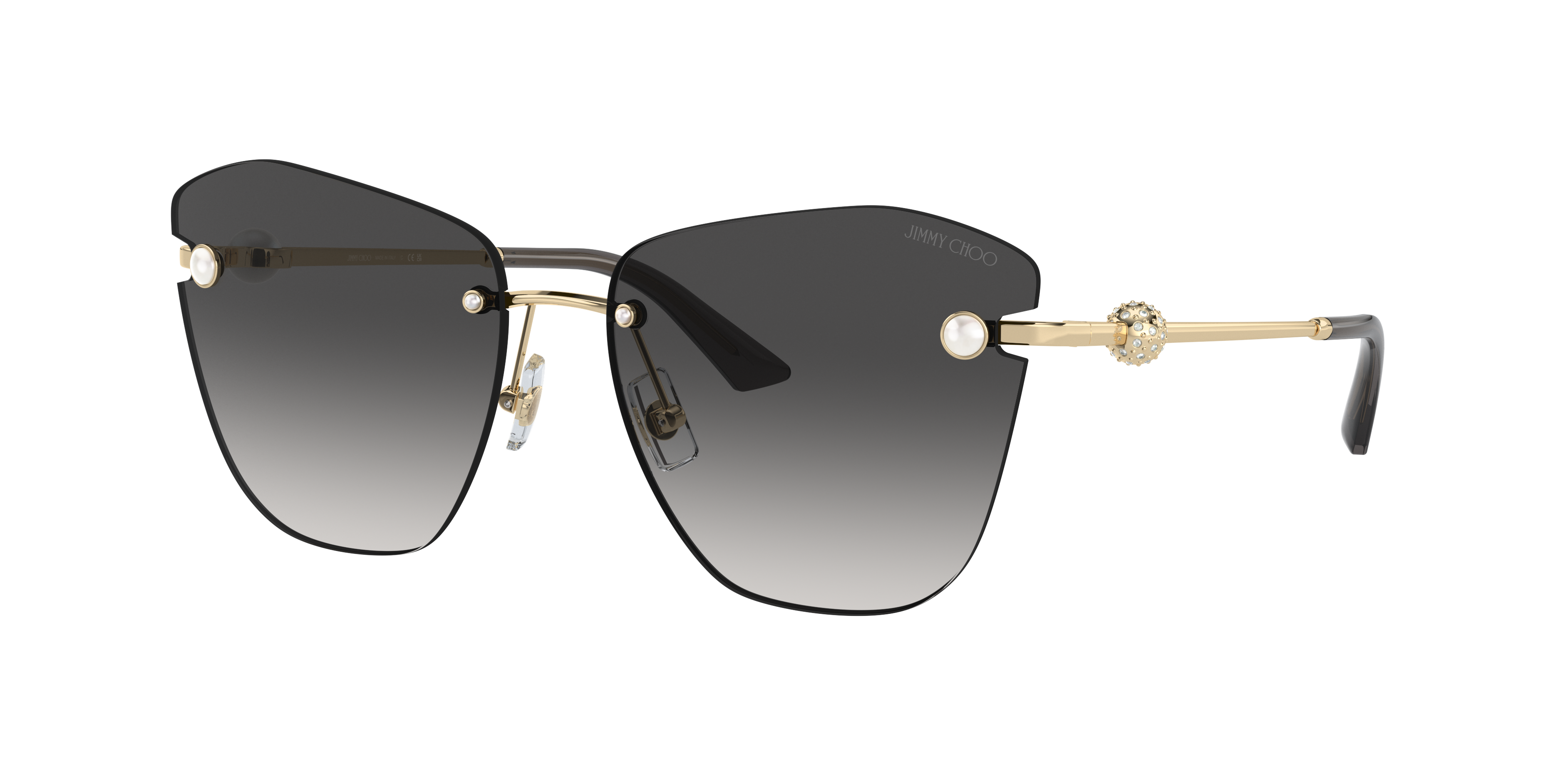 Jimmy Choo JC4004HB L (59 - 16) with Grey lenses and Gold frame