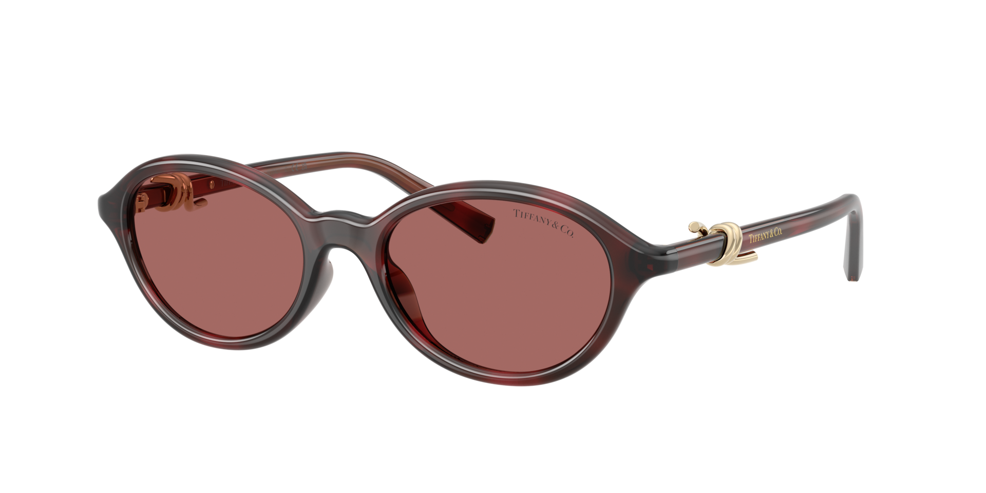 Tiffany Purple Tf4266u 847269 Woman Sunglasses Injected Turtle Violet Round Normal - Image 2