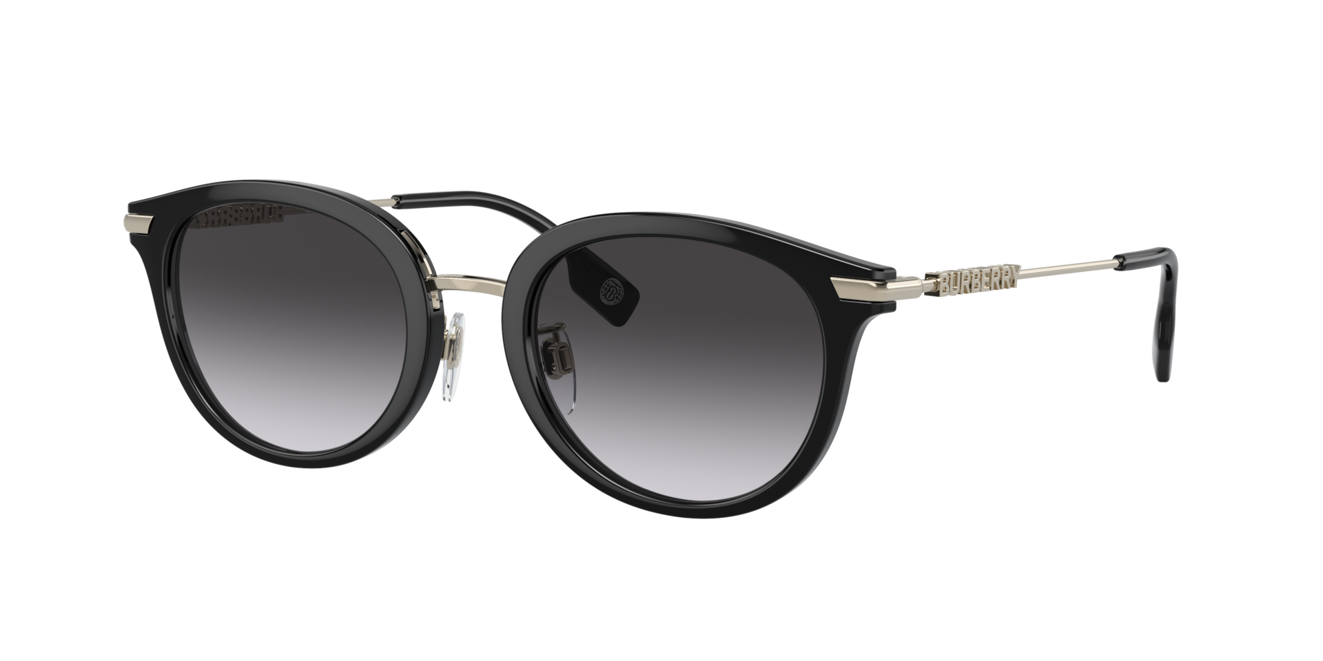 Burberry Femme Sunglass Kelsey - Couleur du Monture Noir Couleur de Lentille Dgrad Gris 115 €