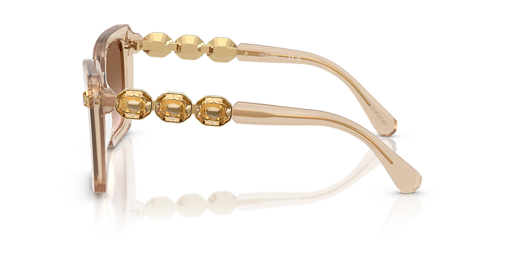 Swarovski SK6032 S (55 - 17) with Brown lenses and Beige frame