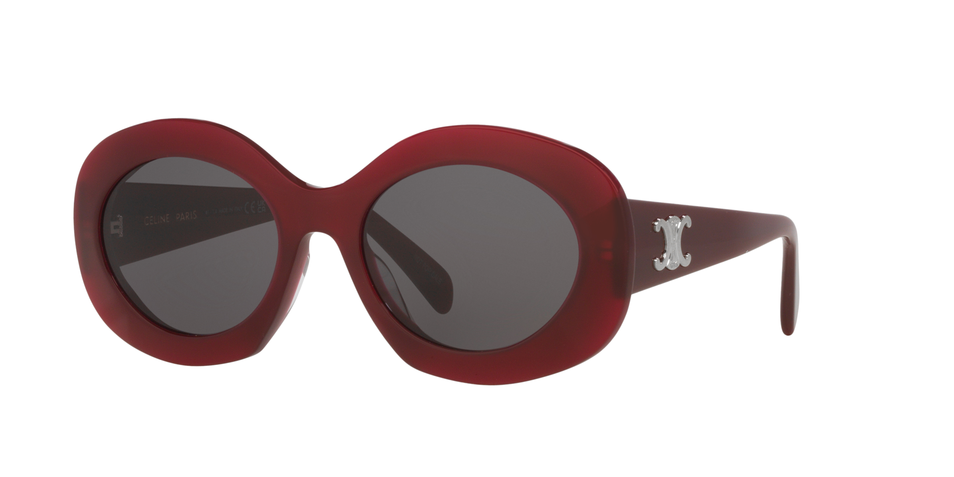Celine Femme Sunglass CL40292U - Couleur du Monture Rouge Couleur de Lentille Gris 301 €