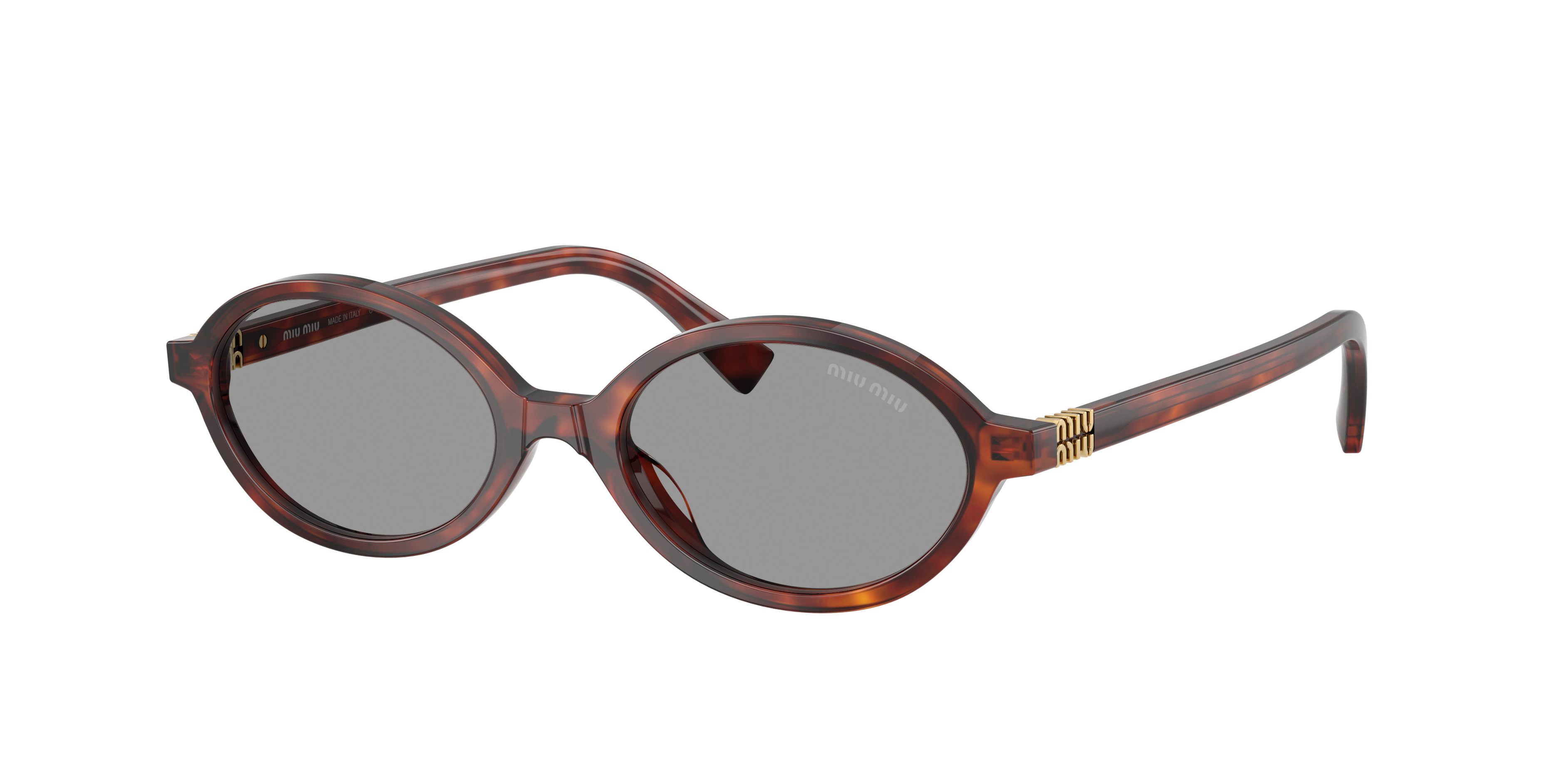 Miu Miu MU 04ZS S (50 - 18) with Grey lenses and Tortoise frame
