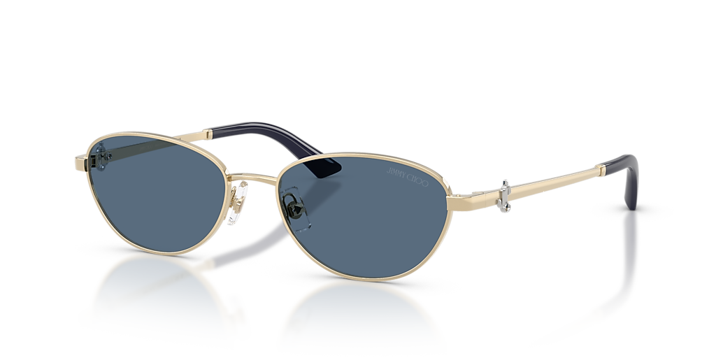 Jimmy Choo JC4032BD M (53 - 17) with Blue lenses and Gold frame