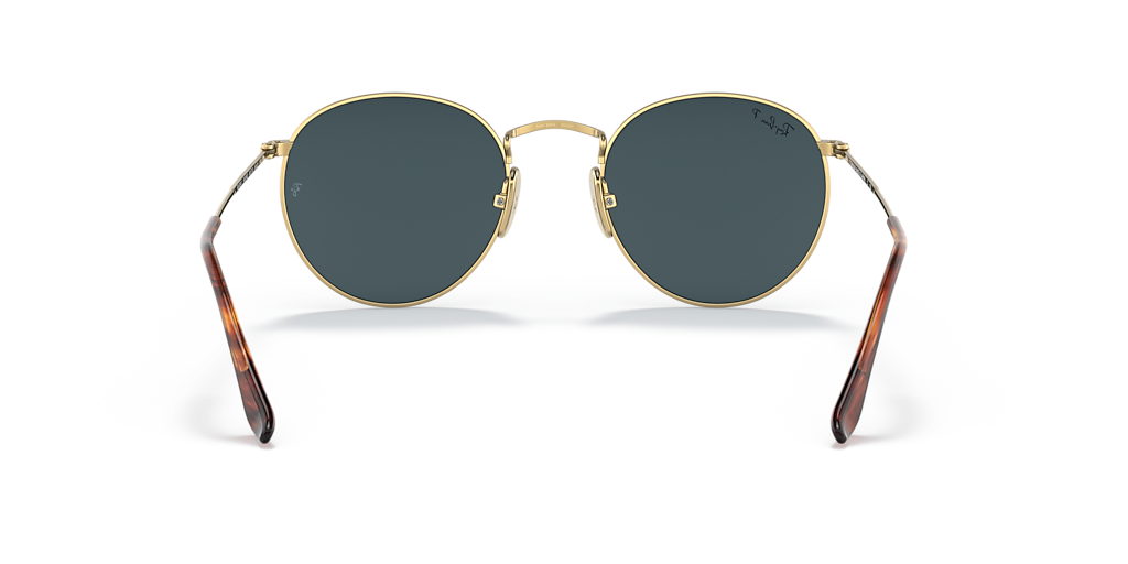 Ray-Ban Round Titanium S (50 - 21) with Gold lenses and Gold frame