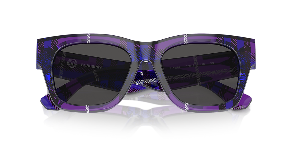 Burberry BE4424 S (52 - 18) with Grey lenses and Violet  display picture 3