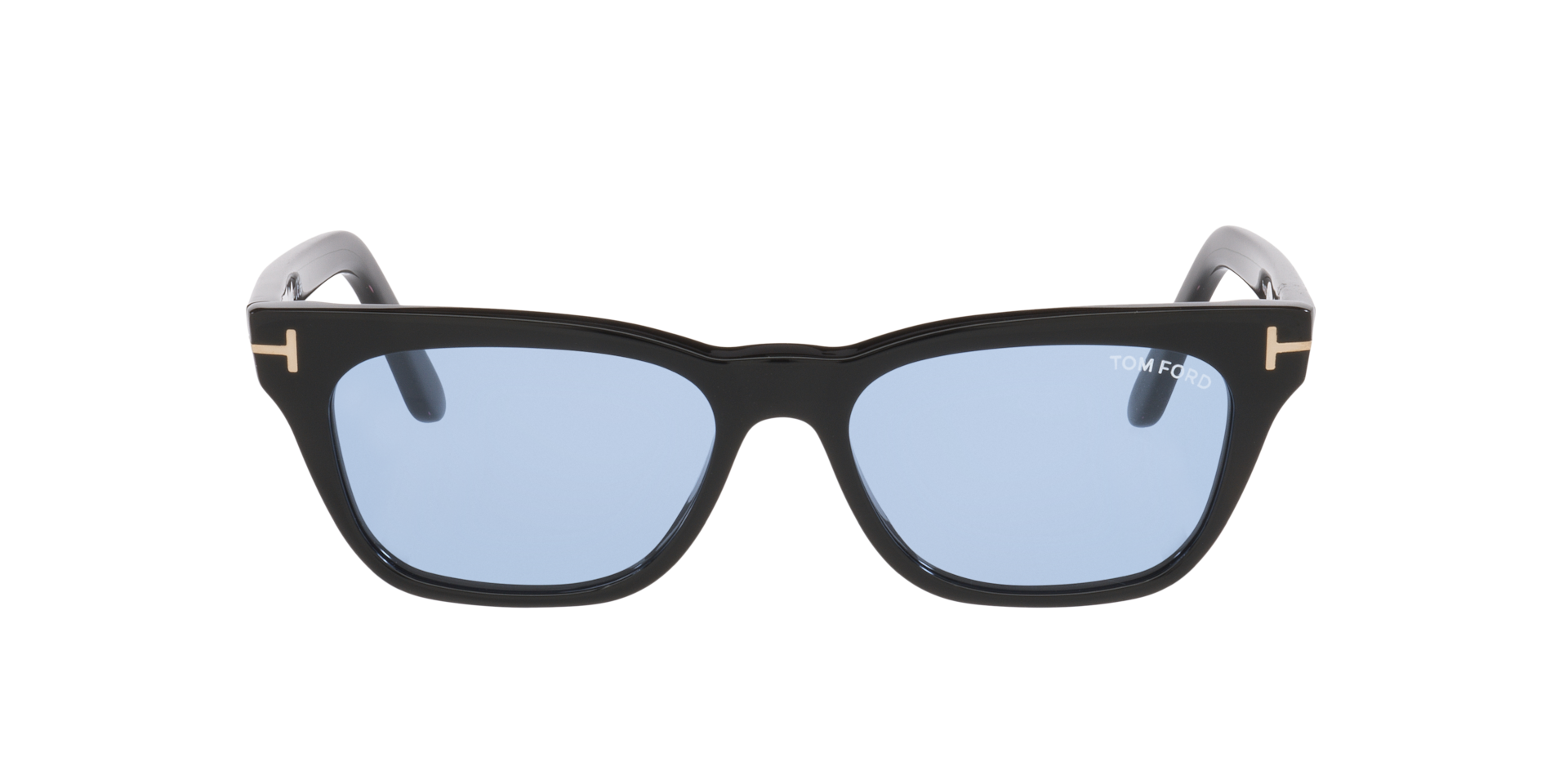 Tom Ford Penn-02 XXL (53 - 16) with Blue lenses and Black frame