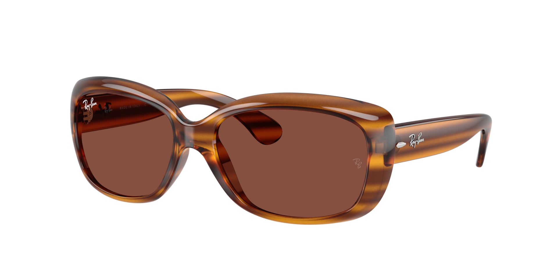 Ray - Ban Red Rb4101 Jackie Ohh 820/C5 Woman Sunglasses Nylon Butterfly Normal - Image 4