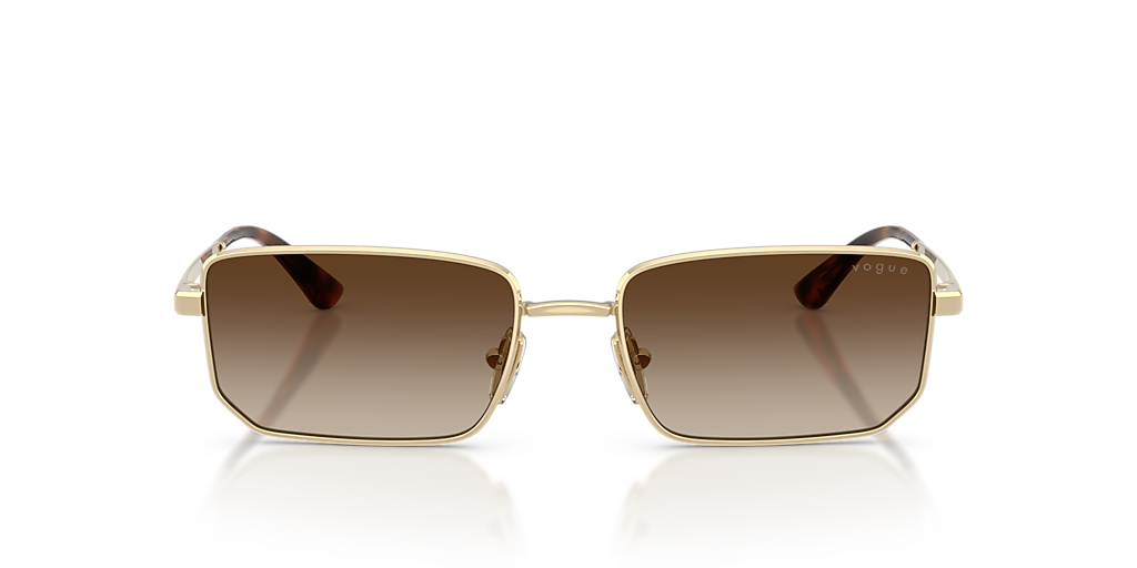 Vogue Eyewear Gold Rim Gradient Brown Sunglasses Sunglasses VO4330S - Gold - Gradient Brown - Metal | Vogue  main image 4
