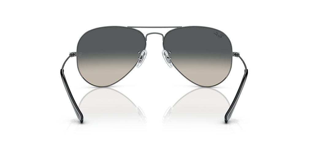 Ray-Ban Aviator Gradient XXL (62 - 14) with Grey lenses and Grey