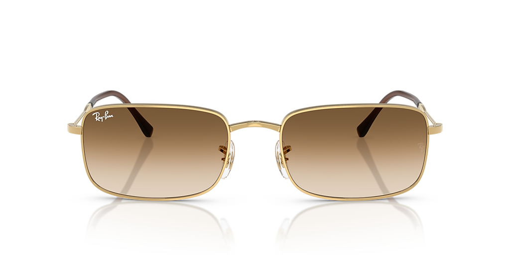Ray-Ban RB3746 XXL (59 - 20) with Brown lenses and Gold frame