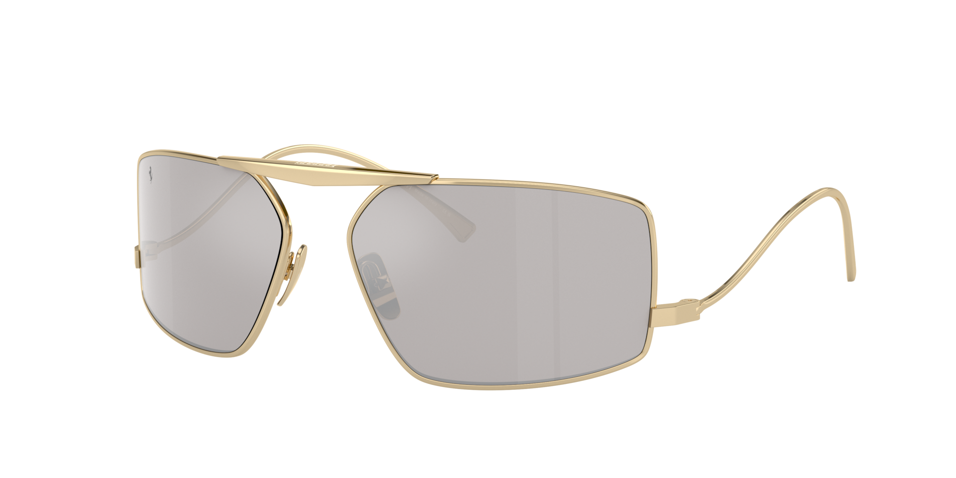 Ferrari Unisex Sunglass FH1008 - Couleur du Monture Or Ple Couleur de Lentille Effet miroir Or 470 €