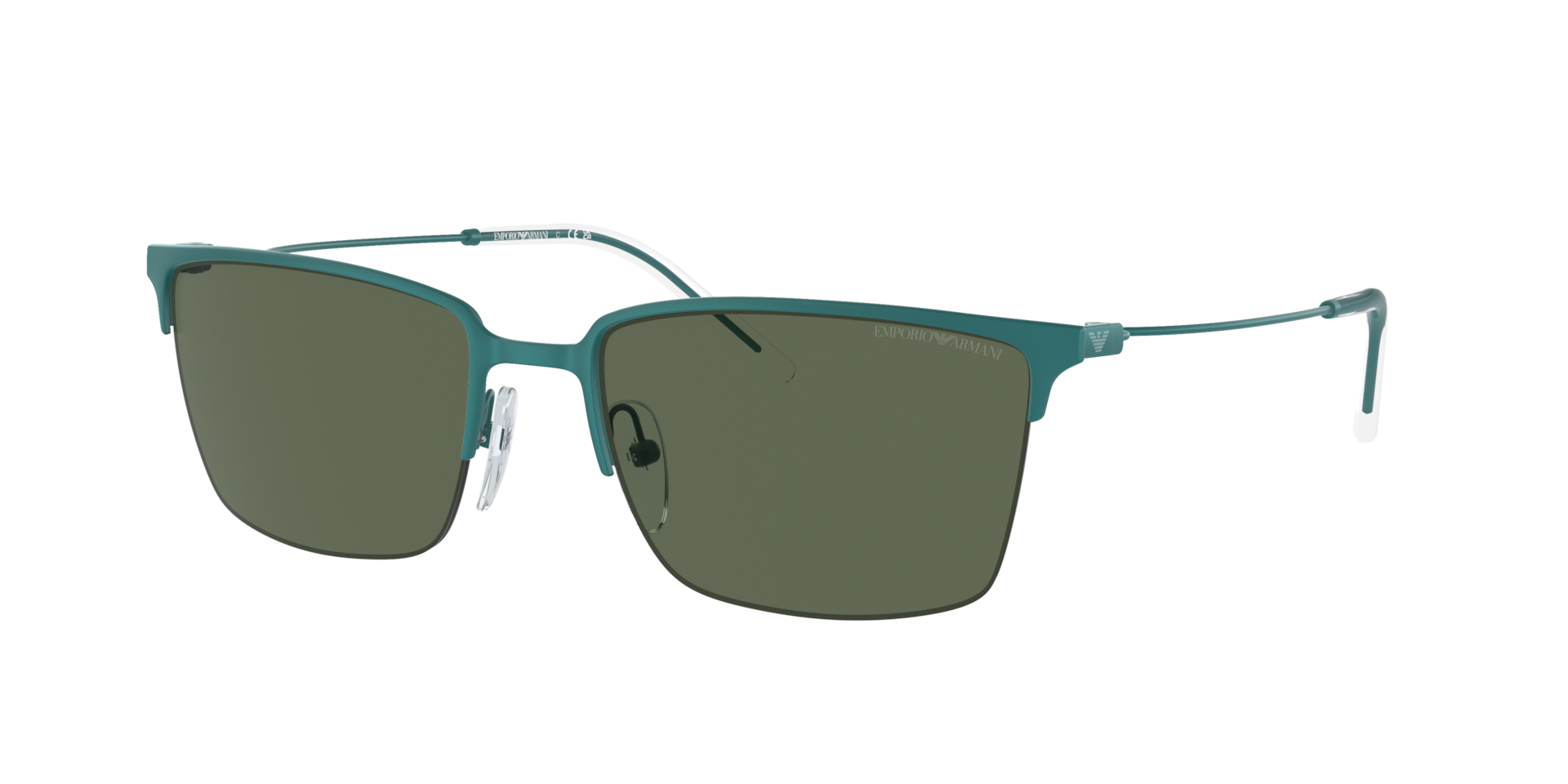 Emporio Armani Man Sunglass EA2155 -  Frame color: Matte Alpine Green, Lens color: Dark Green