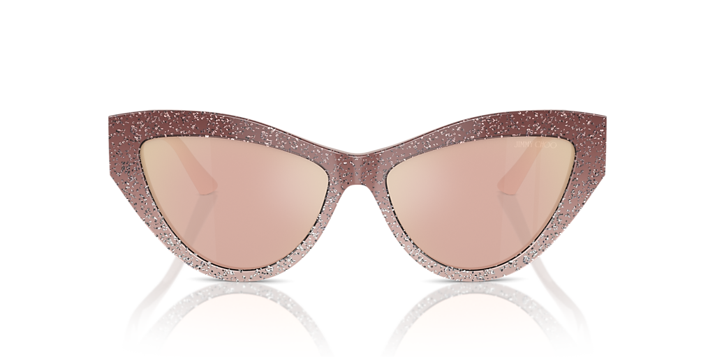 Jimmy Choo Rose Gold Frame Sunglasses with Dark Gradient Lenses NEW JIMMY CHOO Women main image 4